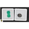 Image 1 : #158-NATURAL AGATE 3.15CT& SMOKY QUARTZ 4.05CT