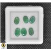 Image 1 : #141-NATURAL UNHEATED EMERALD GEMSTONE 2.75 CT