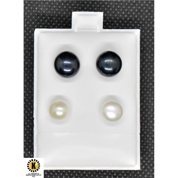 #215-NATURAL AKOYA PEARL STUD EARRING