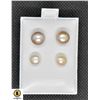 Image 1 : #210-NATURAL AKOYA PEARL STUD EARRING