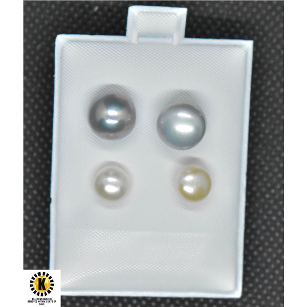 #206-NATURAL AKOYA PEARL STUD EARRING