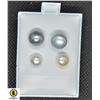 Image 1 : #206-NATURAL AKOYA PEARL STUD EARRING