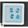 Image 1 : #130-NATURAL SEA FORM BLUE ZIRCOM GEMSTONE 4.05 CT