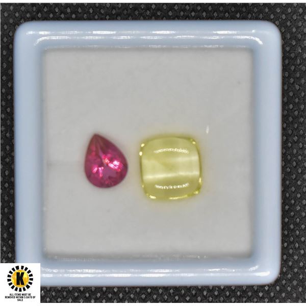 193-NATURAL  MYSTIC TOPAZ 2.05CT & LEMOND QZ 4.65C