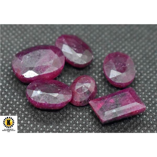 #42-GENUINE RED RUBY GEMSTONE  59.75 CT