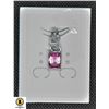 #272-NATURAL PINK MYSTICE TOPAZ & CZ PENDANT