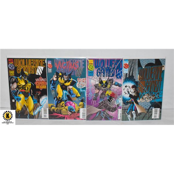 MARVEL WOVERINE/GAMBIT: VICTIMS #1-4 COMIC SET