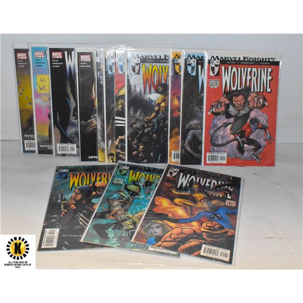 MARVEL WOLVERINE VOL.3 #2-22 COMIC LOT (2003)