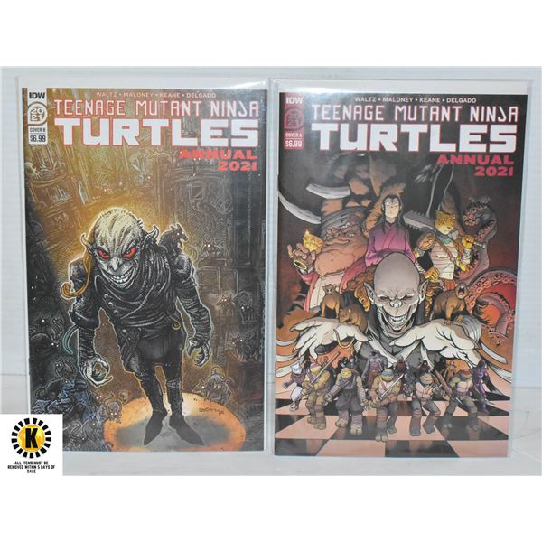 TEENAGE MUTANT NINJA TURTLES ANNUAL 2021 COMIC LOT