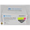 Image 1 : NEW BLACK PPE PROTECTIVE FACE MASKS - 3 PLY WITH