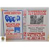 Image 1 : FOUR OLD WESTERN CONCERT POSTERS 22 INCHES