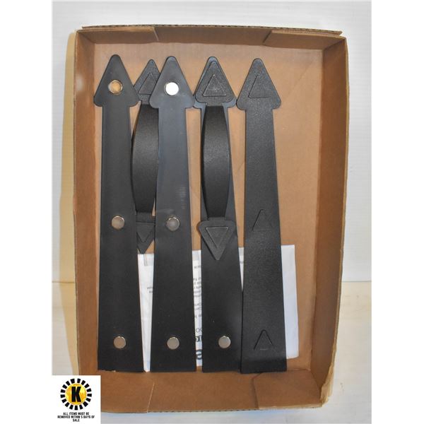 6 PCS DECORTIVE GARAGE DOOR HARDWARE NEW