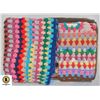 Image 1 : CROCHET BLANKETS- SET OF 2- SIZED 36X22 & 53X40