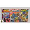 Image 1 : MARVEL GI JOE AND THE TRANSFORMERS #2-4 COMIC LOT
