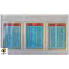 Image 1 : OPC 1984-85 ALL 3 UNMARKED CHECKLISTS