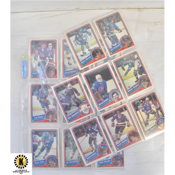 OPC 1984-85 17 OF NORDIQUES