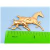 Image 1 : GOLD TONE MARE AND HER COLT,