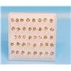 Image 1 : LOT OF 20 PAIRS OF CLEAR CRYSTAL