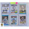 Image 1 : LOT OF 6 OILERS HOCKEY CARDS