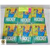 Image 1 : LOT OF 6 WAX PACKS 1990