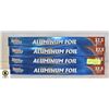 Image 1 : 4 PACKS OF ALUMINUM FOIL,25FT /PER
