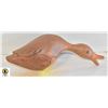 Image 1 : LARGE FOLK ART CARVED SHELF OR MANTLE DUCK.