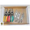 Image 1 : FLAT OF VISE-GRIPS & TIN SNIPS