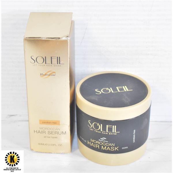 SOLEIL HAIR SERUM & HAIR MASK