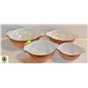 Image 1 : VINTAGE SET OF FOUR STACKING PYREX BOWLS