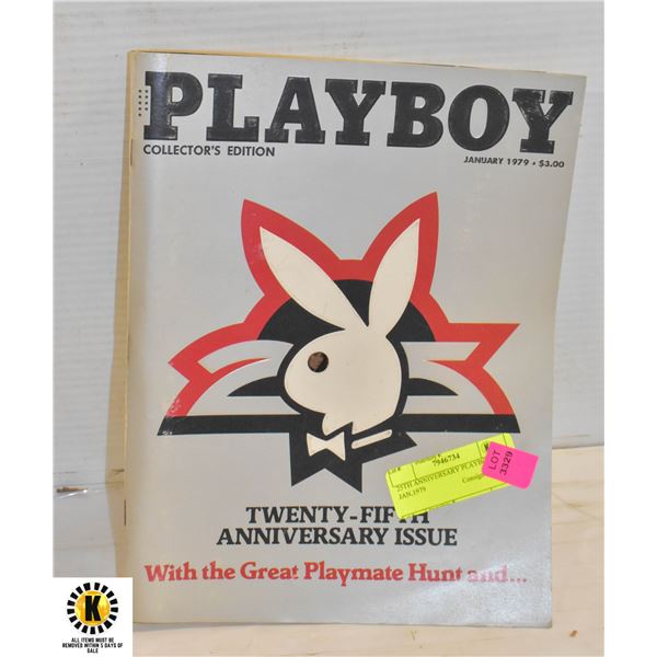25TH ANNIVERSARY PLAYBOY JAN,1979
