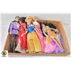 Image 1 : 5 DISNEY PRINCE+PRINCESS DOLLS +
