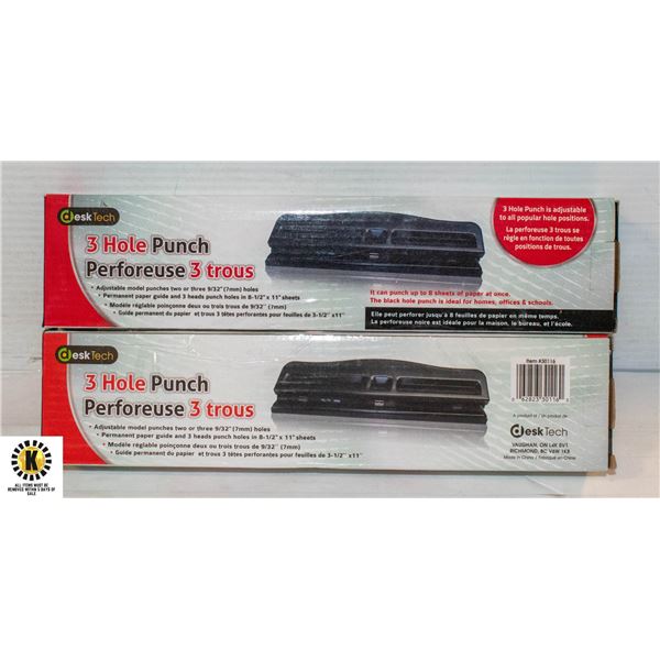 3 HOLE PUNCH ,2-PACK