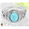Image 1 : SAILIMUE STAINLESS STEEL TURQUOISE RING SIZE 9