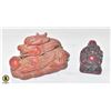 Image 1 : BUDDHA & DRAGON RED FIGURES