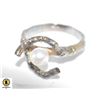 Image 1 : PEARL RING MARKED STER LING