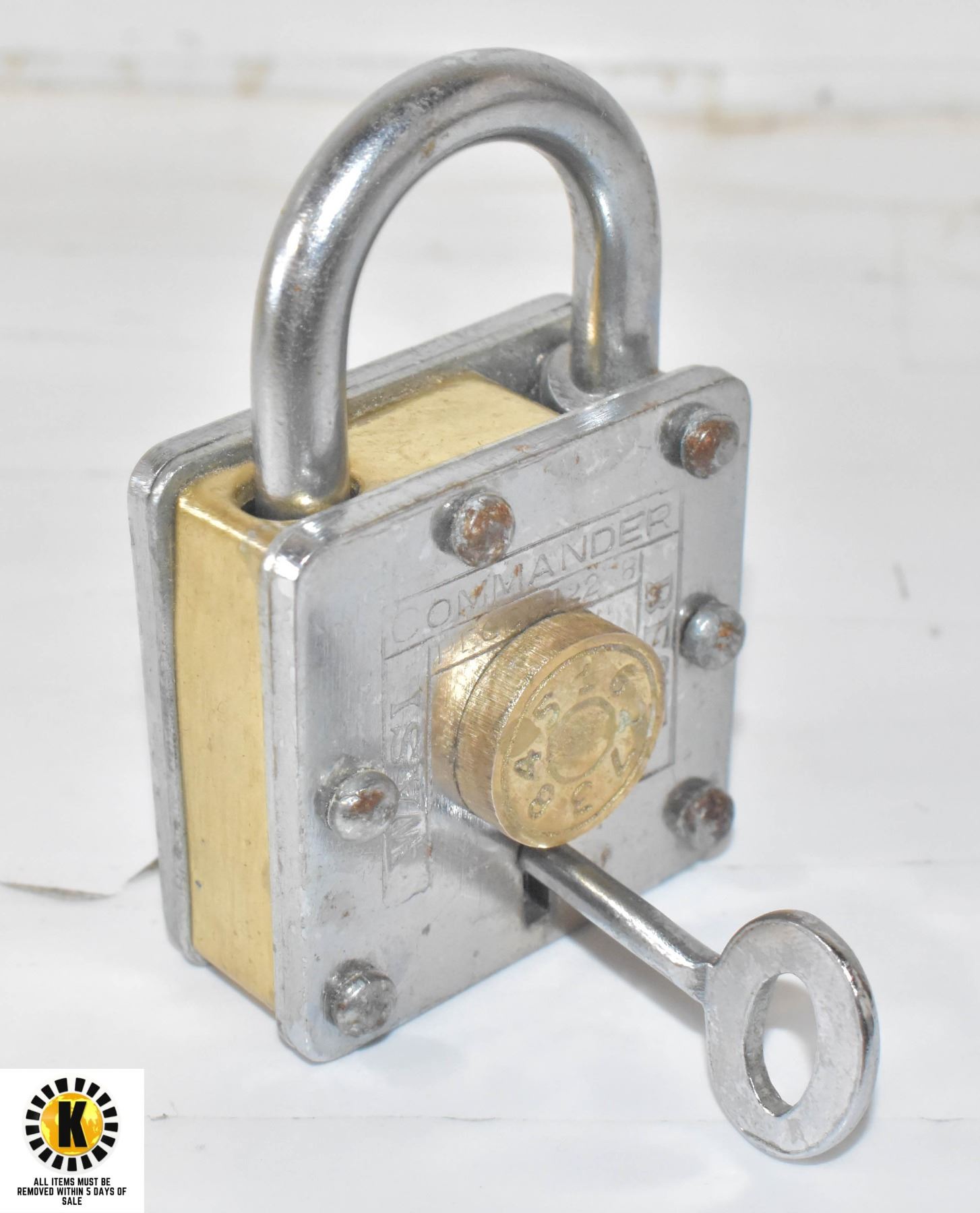 WASI BEST COMMANDER PADLOCK & KEY