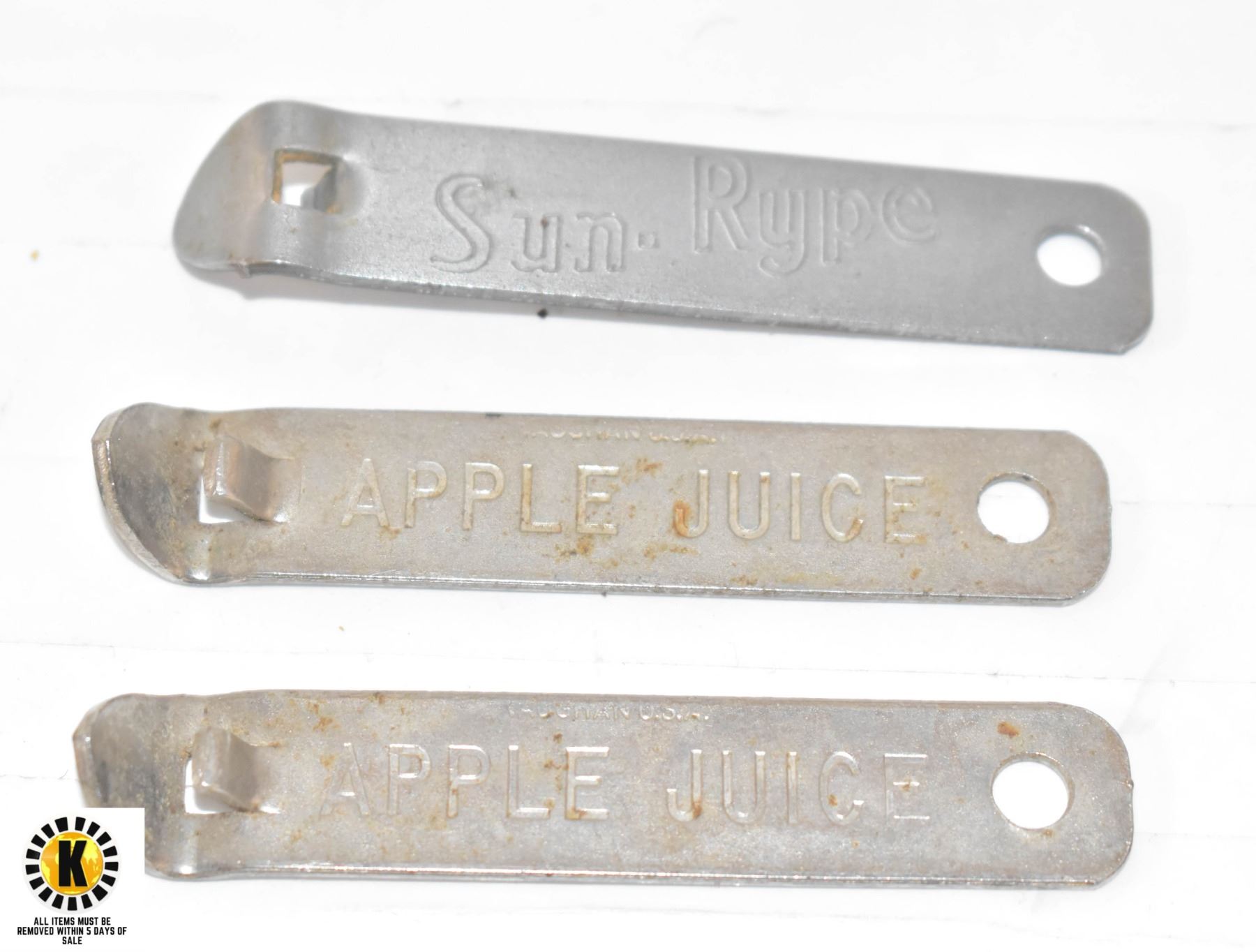 Sun Rype Bar Rack VINTAGE SUN-RYPE CAN PIERCERS SET