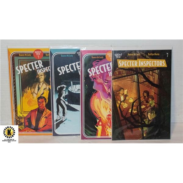 SET OF 4 SPECTOR INSPECTORS COMICS NO. 1-4