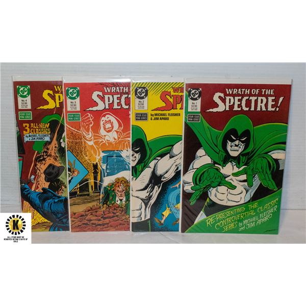 WRATH OF THE SPECTRE COMIC SET 1-4