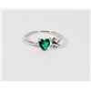 Image 1 : NEW SIZE 7 CAT WITH GREEN RHINESTONE HEART