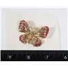 Image 1 : NEW RHINESTONE BUTTERFLY BROOCH