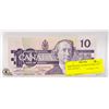 Image 1 : 1989 CANADA UNCIRCULATED TEN DOLLAR BILL