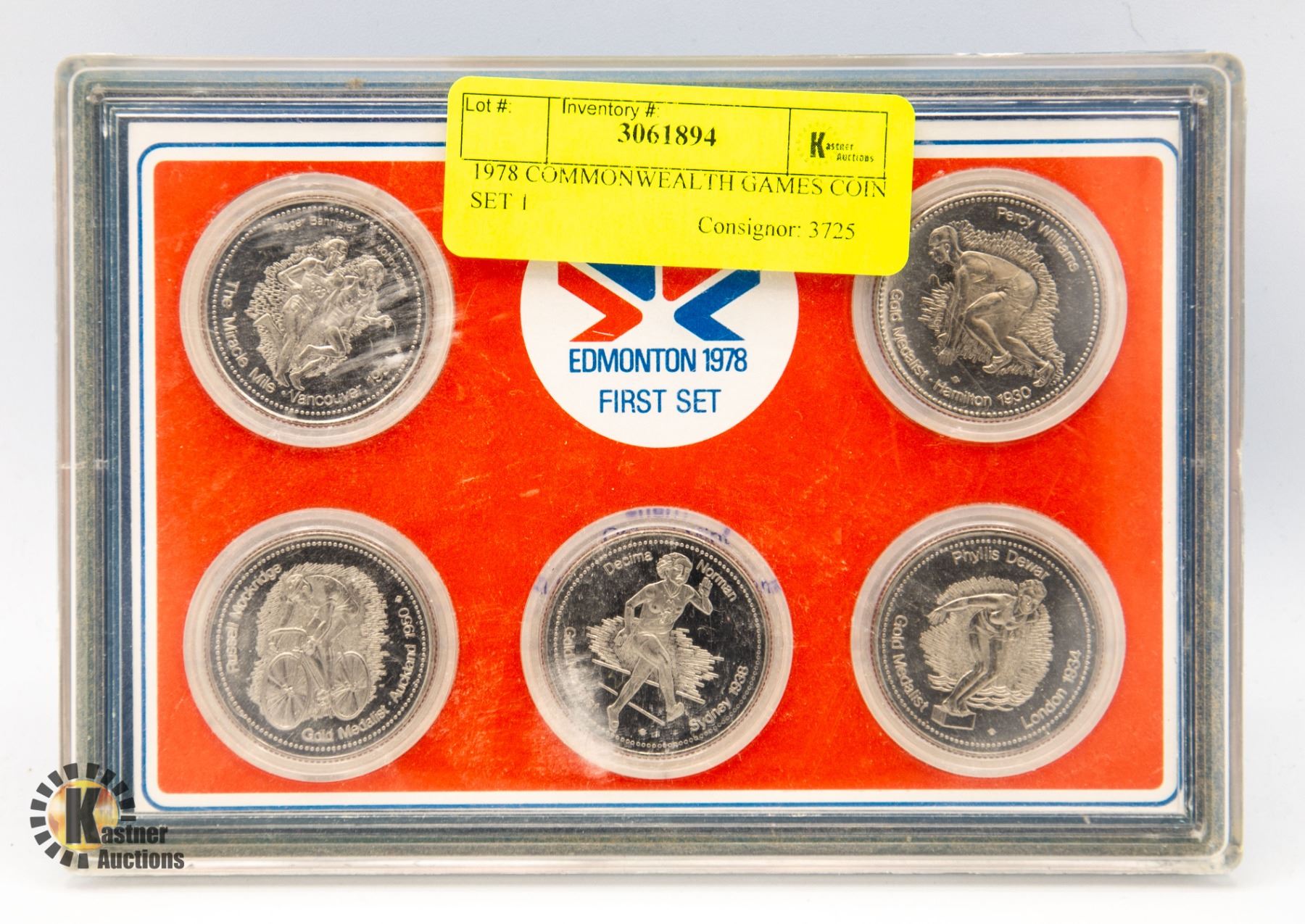 1978 COMMONWEALTH GAMES COIN SET 1ST SET