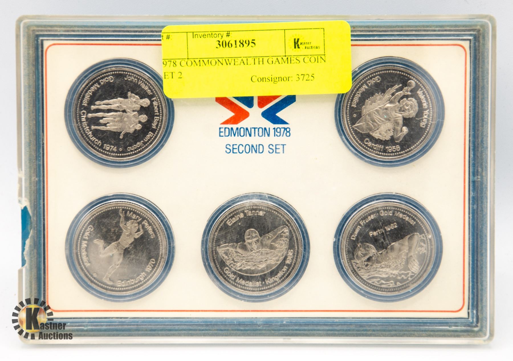 1978 COMMONWEALTH GAMES COIN SET 2ND SET