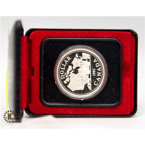 1981 CANADA SILVER DOLLAR SPECIMEN
