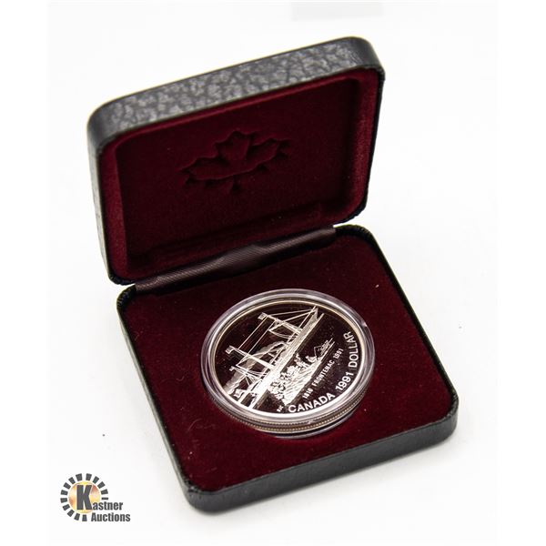 1991 CANADA SILVER DOLLAR SPECIMEN