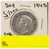 Image 2 : 1945 CANADIAN SILVER HALF DOLLAR