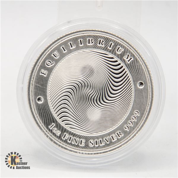 242-EQUILIBRIUM 2021 1-OZ PURE SILVER BU COIN