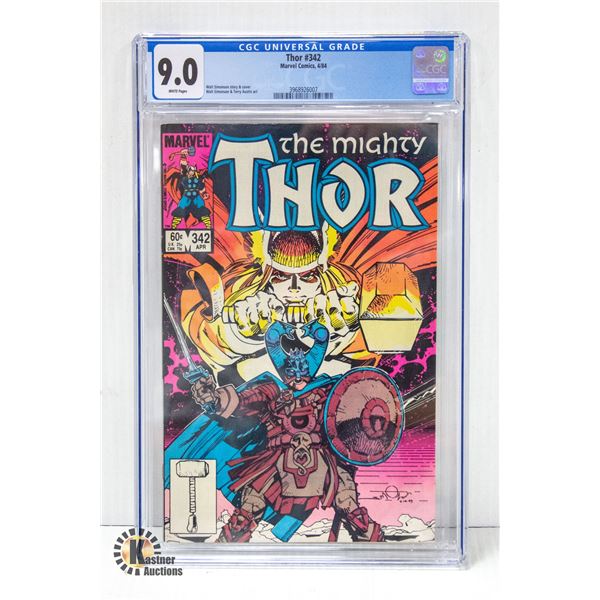 CGC CERTIFIED 9.0  THOR  #342