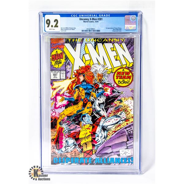 MARVEL UNCANNY X MEN 281 CGC COMIC Marvel uncanny x men 281 cgc comic
